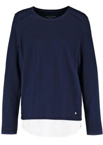 Gerry Weber, Damen T-Shirt, Dunkelblau / Weiß