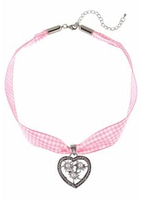 J. JAYZ, Damen Halsband, Rosa / Silber