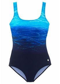 Lascana, Damen Badeanzug, Blau