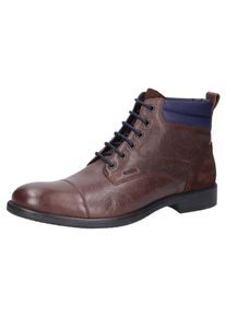 Geox, Herren Stiefelette, Dunkelblau / Dunkelbraun