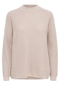 Jacqueline de Yong, Damen Detaillierter Strickpullover, Altrosa