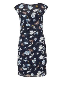 s.Oliver BLACK LABEL, Damen Kleid, Nachtblau / Mischfarben