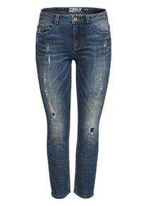 Only, Damen Demi reg Ankle Slim Fit Jeans, Blue Denim