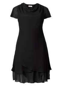 sheego Style, Damen Abendkleid, Schwarz