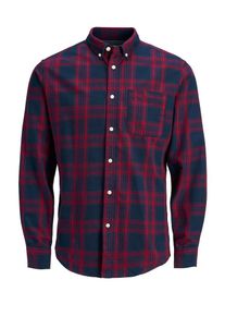 Jack & Jones JACK & JONES, Herren Hemd, Nachtblau / Weiß