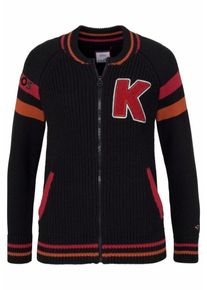 Kangaroos, Damen Strickjacke, Rot / Schwarz