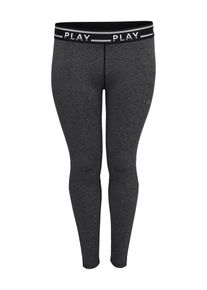 Only Play, Damen Trainingstights 'Curvy Logo', Basaltgrau