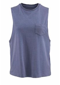 Reebok, Damen Tanktop 'STONEWASH MUSCLE', Dunkellila