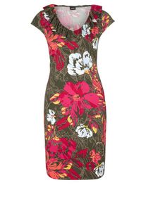 s.Oliver BLACK LABEL, Damen Kleid, Khaki / Mischfarben