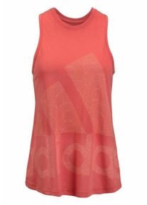 adidas Performance, Damen Tanktop 'Logo Cool', Koralle