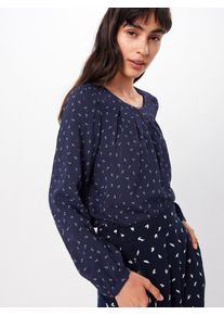 Véro Moda VERO MODA, Damen Bluse 'EFFIE', Nachtblau / Weiß