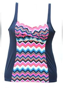 Lascana, Damen B&uuml;gel-Tankini-Top, bunt