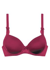 Lascana, Damen Schalen-BH, Burgunder