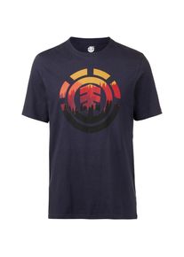 Element, Herren T-Shirt 'Glimpse', Navy / Orange / Rot / Schwarz