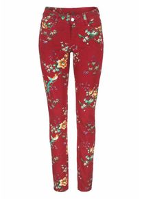 MAC, Damen Gerade Jeans 'Dream Skinny', Rot
