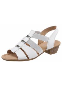Gabor, Damen Sandalette, Weiß
