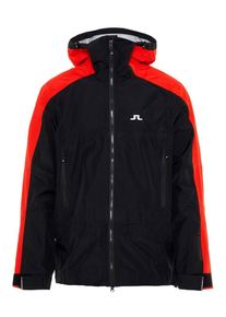 J. Lindeberg J.Lindeberg, Herren Jacke 'Hubbard', Hellrot / Schwarz