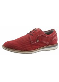 Bugatti, Herren Schnürschuh, Rot