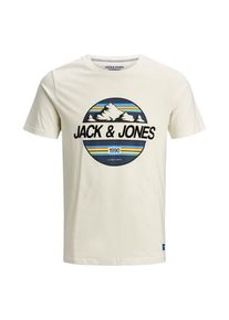 Jack & Jones JACK & JONES, Herren T-Shirt, Royalblau / Taubenblau / Gelb / Schwarz / Weiß