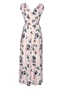 Melrose, Damen Maxikleid, Rosa / Schwarz / Weiß