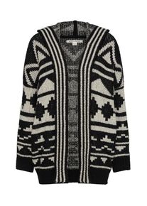 Billabong, Damen Strickjacke, Schwarz / Wei&szlig;