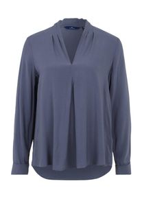 Tom Tailor, Damen Blusenshirt im Tunikastil, Rauchblau