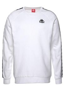 Kappa, Herren Sweatshirt 'Edwin', Schwarz / Wei&szlig;