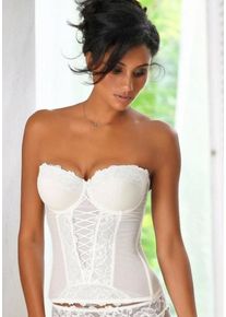 Lascana, Damen Corsage, Naturwei&szlig;