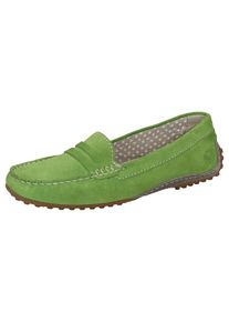 Sioux, Damen Slipper 'Cacciola', Grau / Apfel