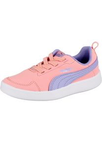 Puma, Sneaker 'Courtflex PS', Helllila / Koralle / Wei&szlig;