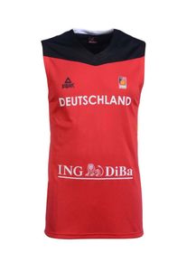 PEAK, Damen Single Jersey Wo 2016 Germany, Rot