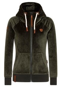 Naketano, Damen Sweatjacke 'Brazzo Mack', Oliv