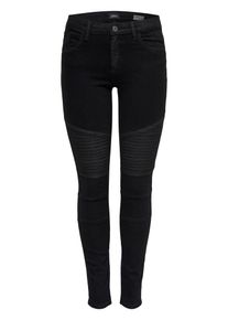 Only, Damen Jeans 'CARMEN', Black Denim