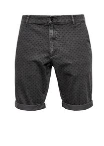 Q/S Designed By, Herren Shorts, Graphit / Schwarz