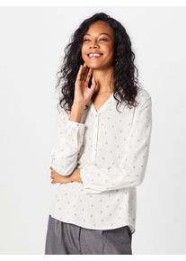 Esprit, Damen Blusen 'EOS fluid visco Blouses woven', Grau / Wei&szlig;