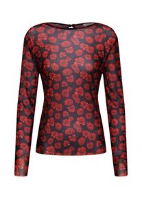 Jacqueline de Yong, Damen Shirt, Rot / Schwarz