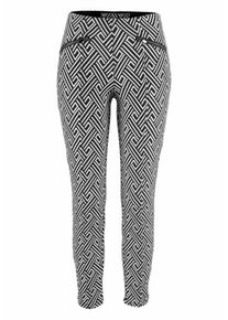 MAC, Damen 7/8-Jeans »Dream Ankle«, Schwarz / Weiß