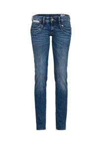 Herrlicher, Damen Jeans 'Piper Slim Denim Comfort', Blue Denim