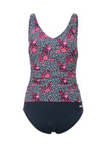 Lascana, Damen Bügel-Badeanzug "Flori", Blau / Himbeer / Weiß