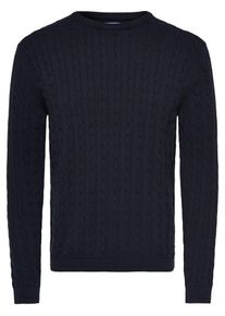 Only & Sons Only & Sons, Herren Strickpullover Zopf, Blau