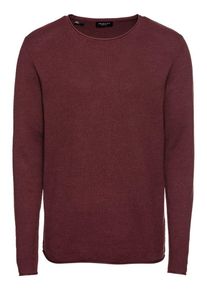 Selected Homme, Herren Pullover 'SLHROCKY CREW NECK B', Weinrot