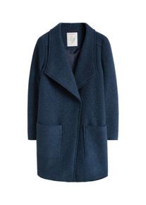 Esprit, Damen Mantel mit Wollanteil, Petrol