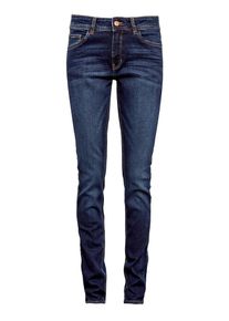 Q/S Designed By, Damen Catie Slim: Klassische Bluejeans, Navy