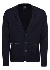 BOSS, Herren Strickjacke 'Ajames 10212971 01', Dunkelblau