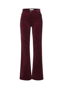 Calvin Klein, Damen Hose 'CORDUROY', Dunkelrot