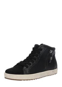 Tom Tailor, Damen Sneaker High mit seitlichem Rei&szlig;verschluss, Schwarz