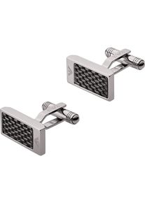 Emporio Armani, Herren Manschettenknöpfe 'EGS2591040', Anthrazit / Silbergrau