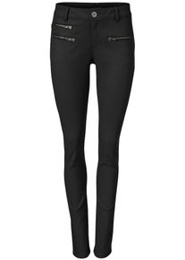 Heine, Damen Jeans mit Zippertaschen, Schwarz