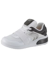 GEOX KIDS, M&auml;dchen Sneaker 'XLed', Schwarz / Wei&szlig;