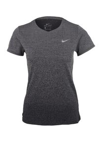 Nike, Damen Sport-T-Shirt 'MEDALIST', Grau / Schwarz